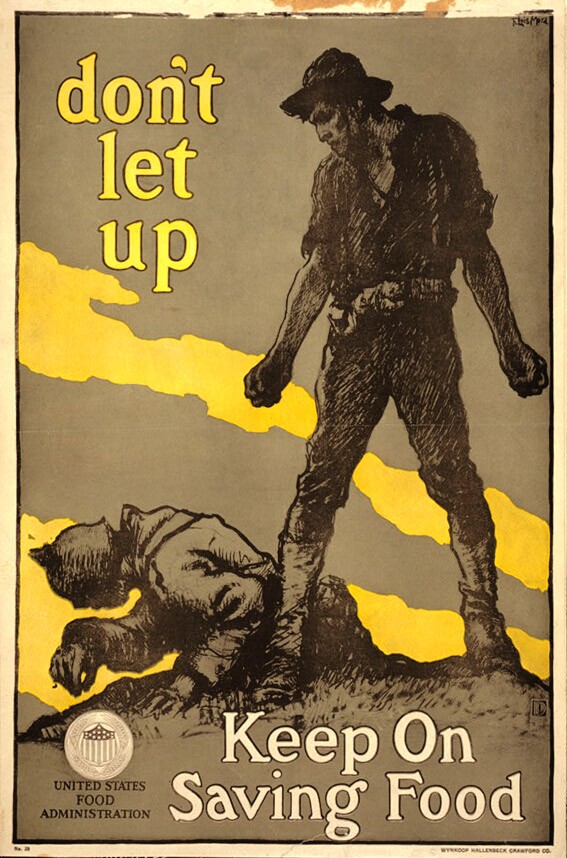Don't let up - Keep on saving food | Courtesy of the Library of Congress