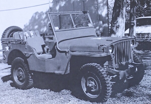 Jeepneys are converted from surplus military jeeps such as this