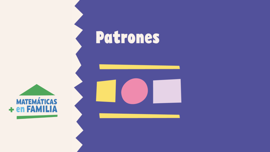 A pattern of square, circle, square