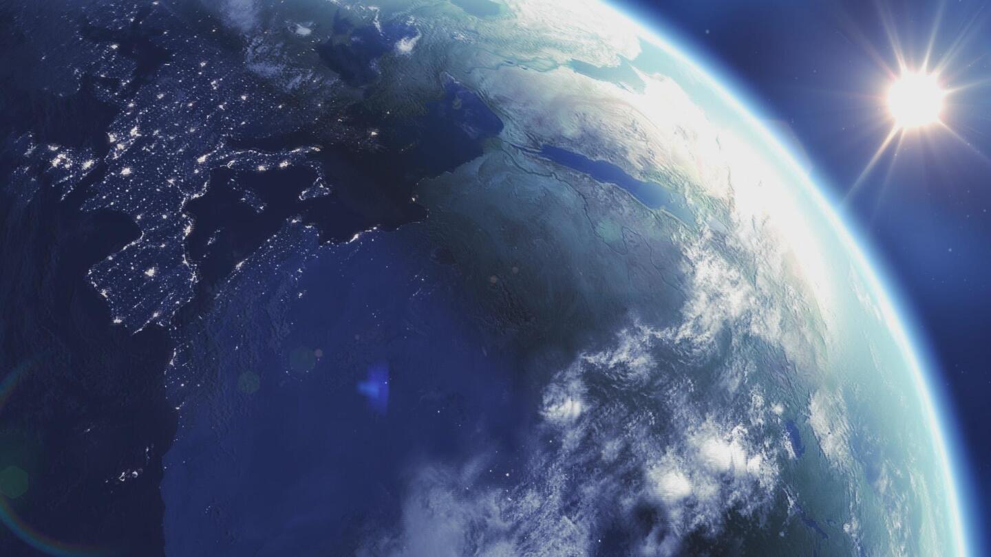 A view of Earth from outer space. | From "Hacking Your Mind: The Wings of Angels"