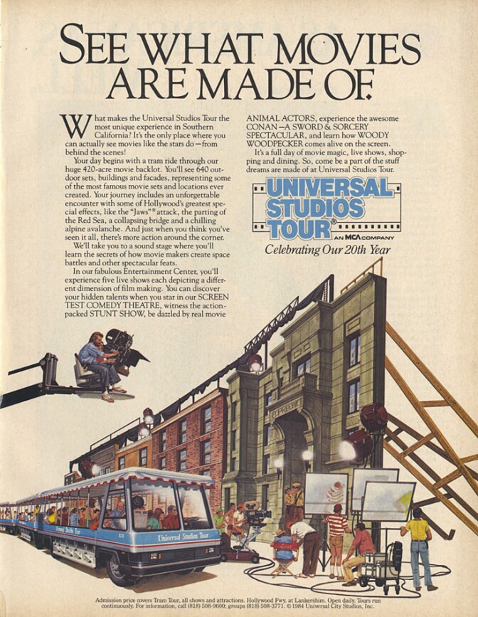 Universal Studios Hollywood ad