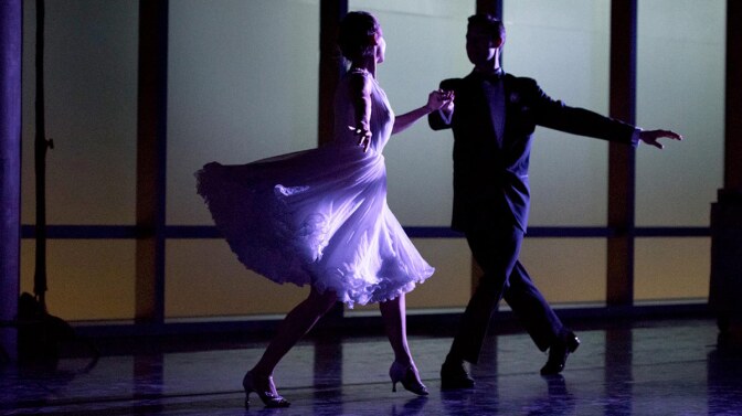 American Contemporary Ballet dancers Sarah Bukowski and Josh Brown dance together. | Pierre Michel-Estival