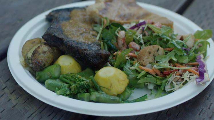 Meal served by Bracken's Kitchen