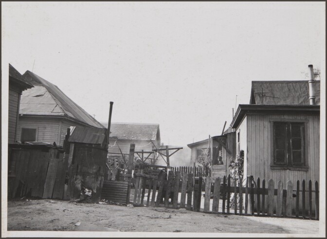 Slums on Hewitt Street. Los Angeles: 1932-33 by Anton Wagner, PC 17, California Historical Society.