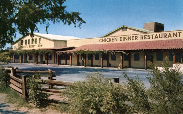 Mrs. Knott's Chicken Dinner Restaurant, circa 1955. Courtesy of the Orange County Archives.