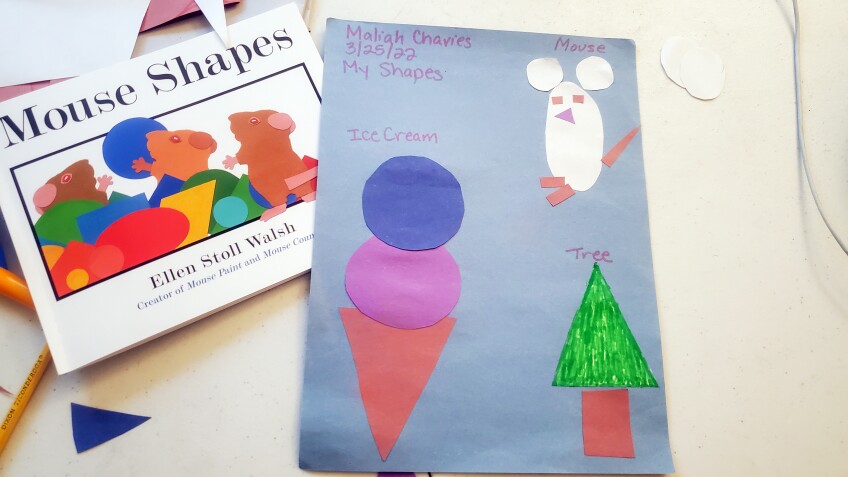 shape hunt family math activity