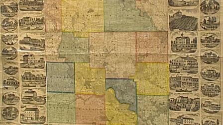 Appraisal: 1869 Linn County Iowa Map