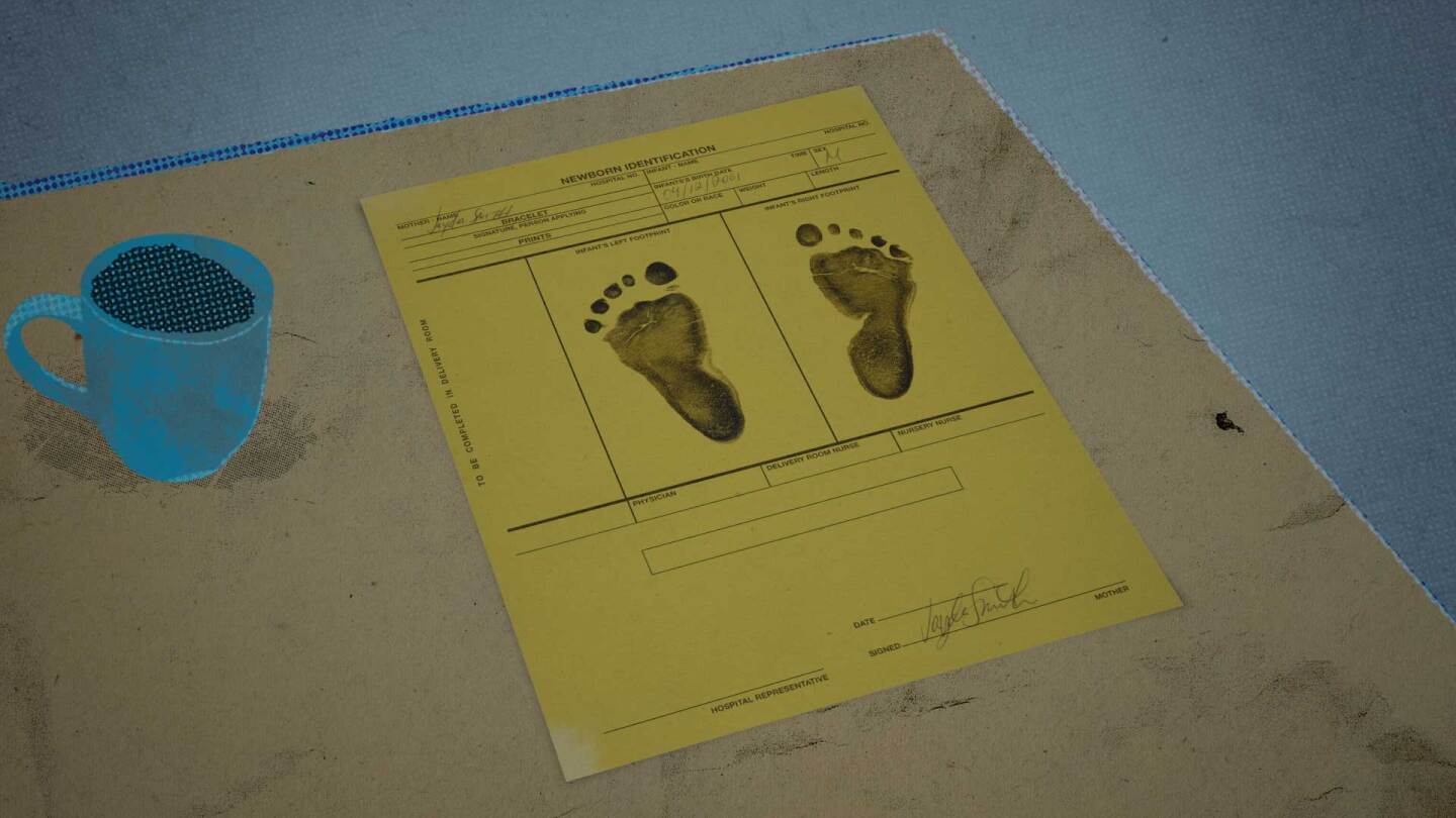 To Foster Change - Graphic representing Britannie's child's birth certificate