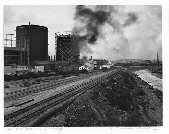 L.A. River, 1st St. Bridge, 1940 | Photo: William Reagh.