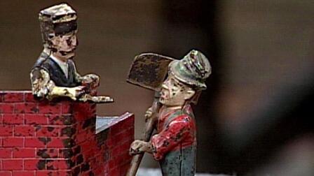 Appraisal: Mason and Hod Carrier Mechanical Bank, ca. 1890