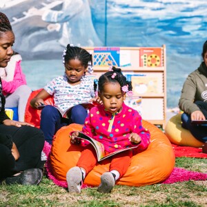 Families read at PBS SoCal event