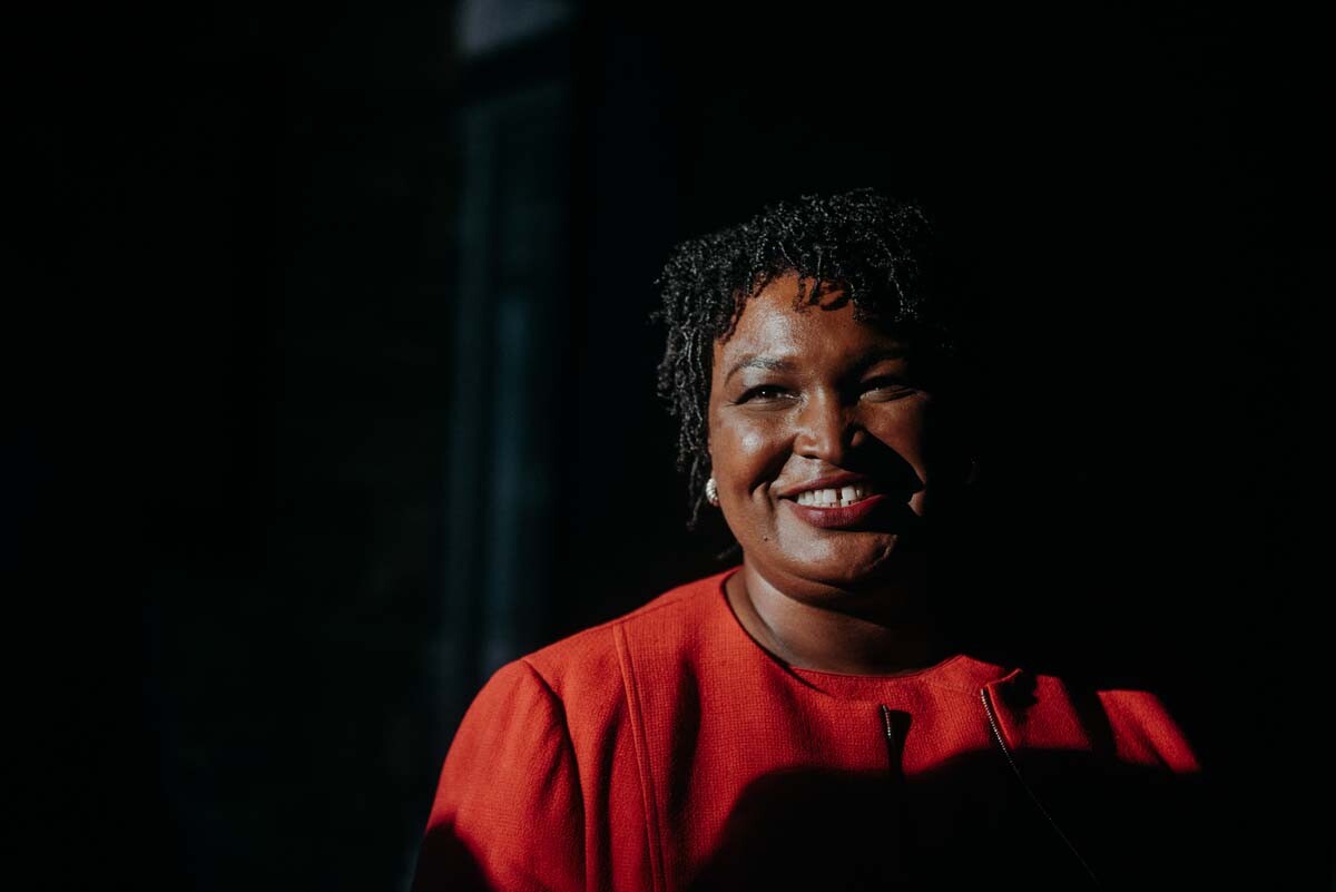 Stacey Abrams, during her 2018 gubernatorial campaign in Georgia. | Kevin Lowery