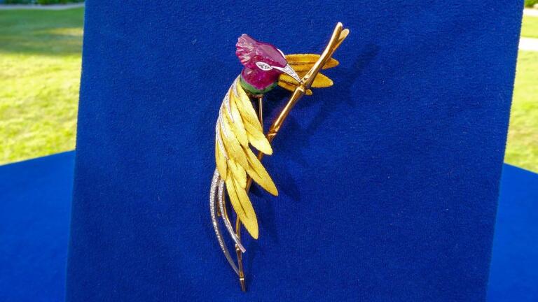 Appraisal: Pierre Sterlé Bird Pin, ca. 1960