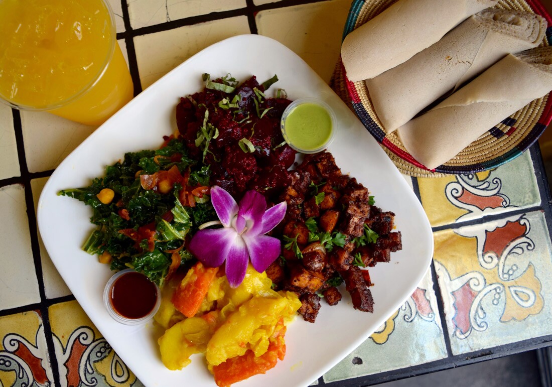Combo platter from Azla