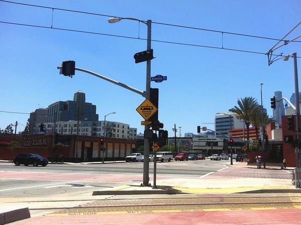 Site of First Street/Central Avenue Station