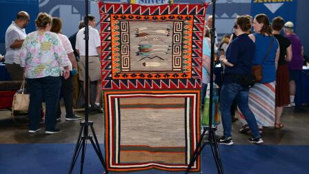 Appraisal: Navajo "Sunday" Saddle Blanket, ca. 1915