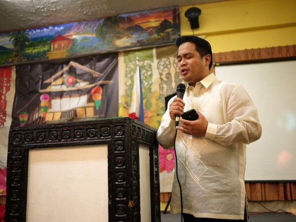 The evening starts off with a special invocation by Pastor Jeffrey Ilagan that prays for the victims of Typhoon Haiyan in the Philippines.