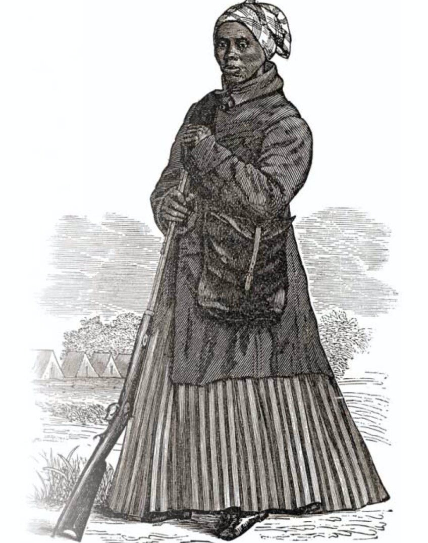 Illustration of Harriet Tubman