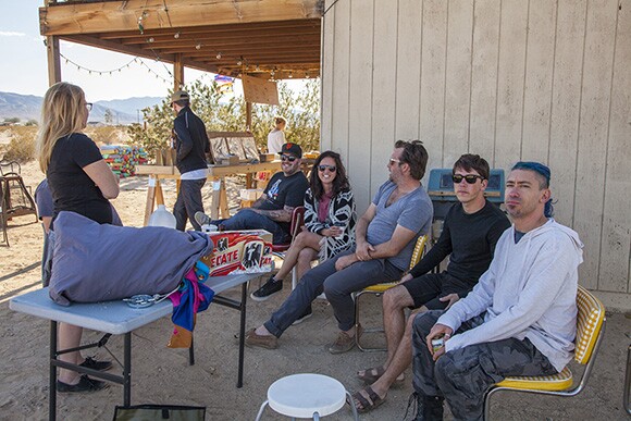 Spectacular Subdivision artists at the El Paseo Ranch site. | Photo Kim Stringfellow.