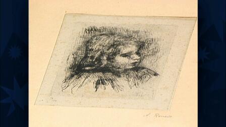 Appraisal: First State Renoir Etching, ca. 1903