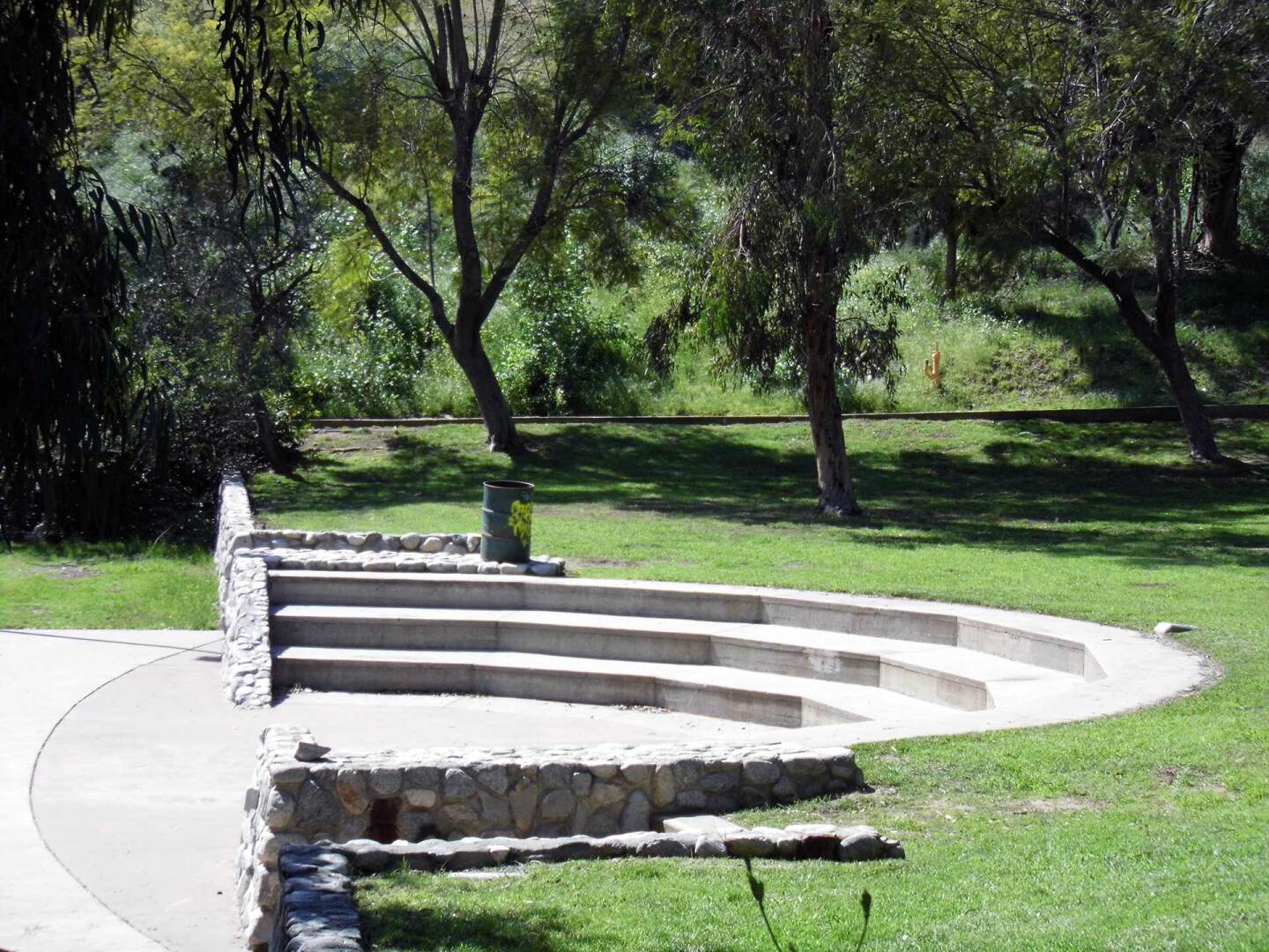 A small outdoor theater at Montecillo de Leo Politi Park. | Sandi Hemmerlein