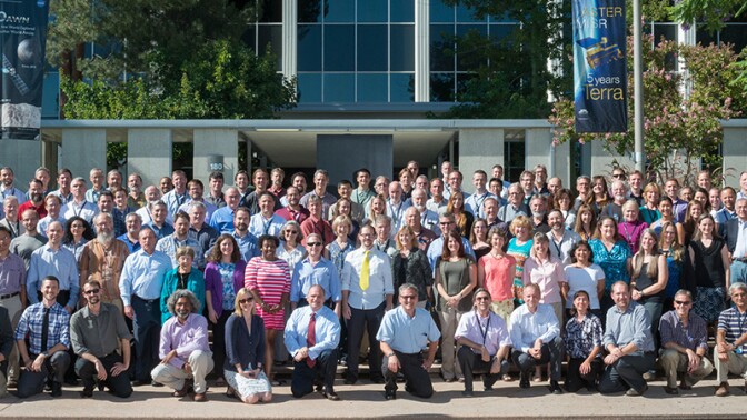 The first face-to-face science team meeting of NASA’s mission to Jupiter’s moon Europa in the same spot in 2016.