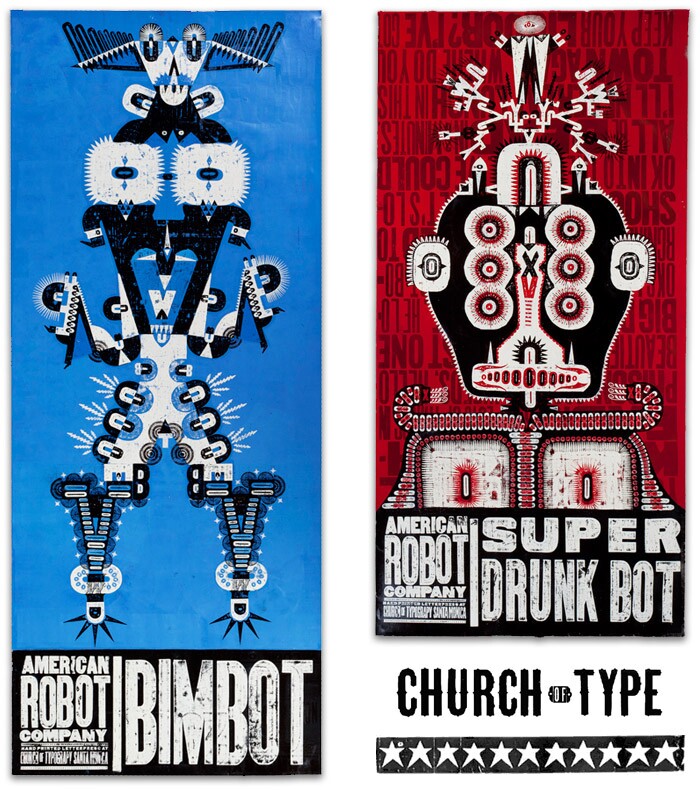 Robots series | Courtesy of Church of Type