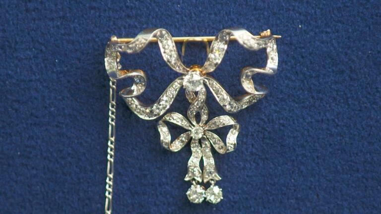 Appraisal: Tiffany & Co. Diamond Brooch, ca. 1900