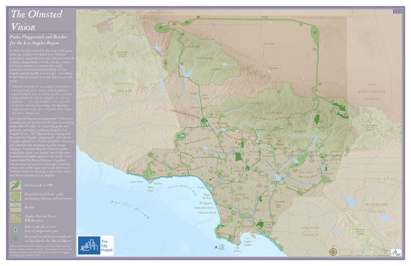 The classic 1930 Olmsted Report Parks, Playgrounds and Beaches for the Los Angeles Region<br />