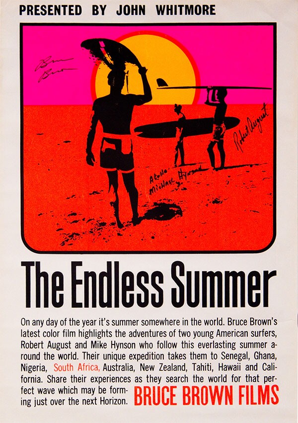 Poster art for "The Endless Summer" | Bruce Brown Films, LLC