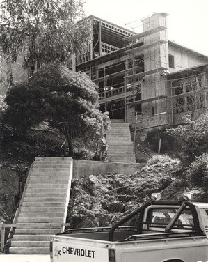 Stearns Hall under construction