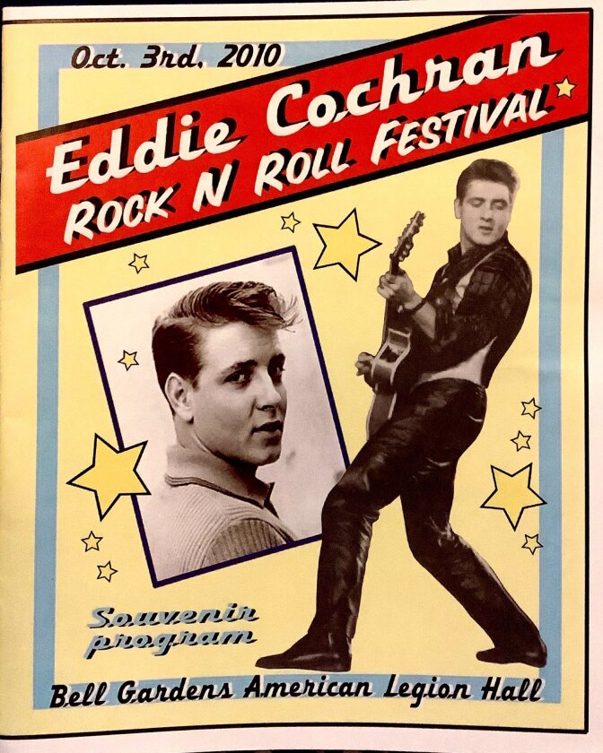 Eddie Cochran festival cover Cochran Club at American Legion Post # 465