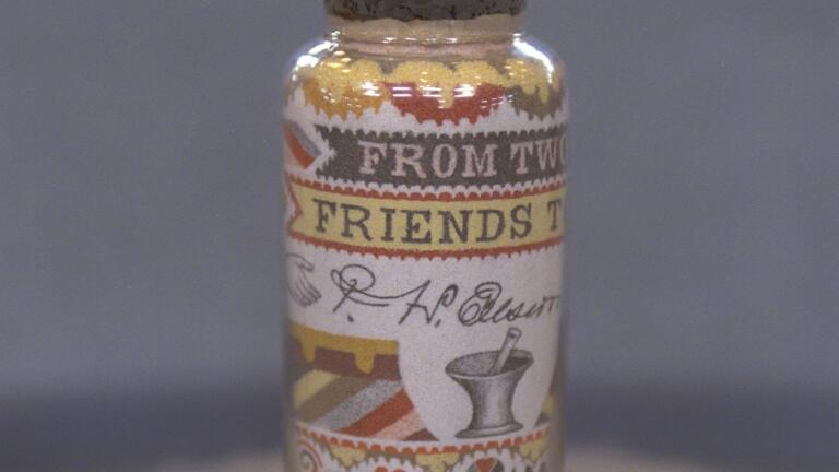 Appraisal: Andrew Clemens Sand Art, ca. 1880