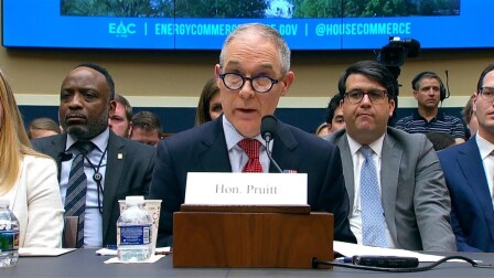 Environmental Protection Agency Administrator Scott Pruitt