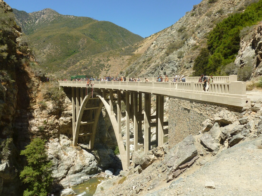 San Gabriel River and The Bridge to Nowhere (2)