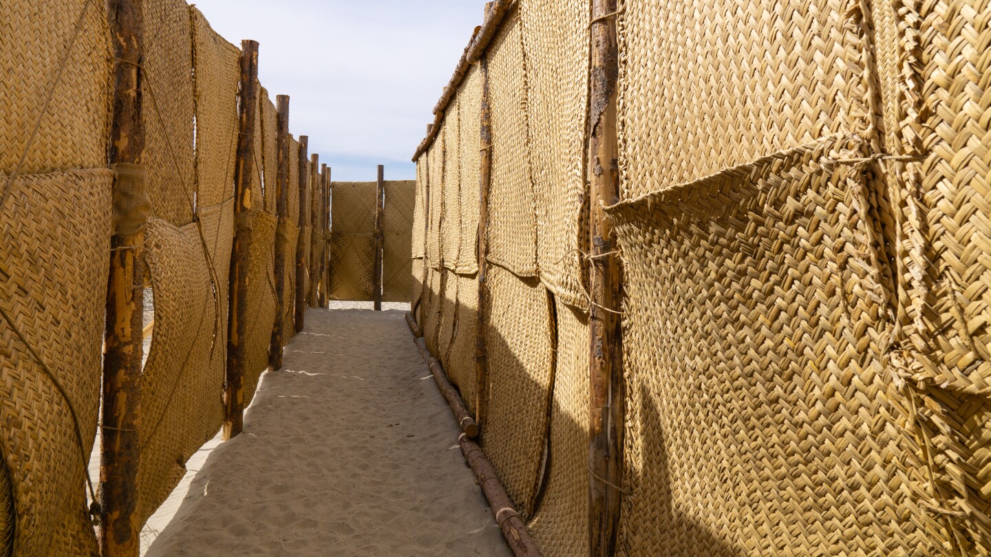 Eduardo Sarabia's "The Passenger" Desert X 2021