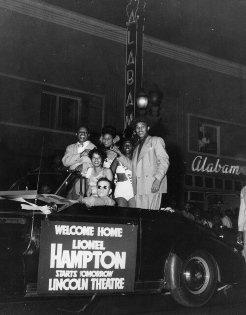 Lionel Hampton in front of Club Alabam, ca. 1953 | Photo: Shades of L.A. Collection, Los Angeles Public Library