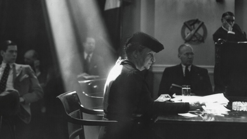 Still from "Summoned: Frances Perkins & the General Welfare"