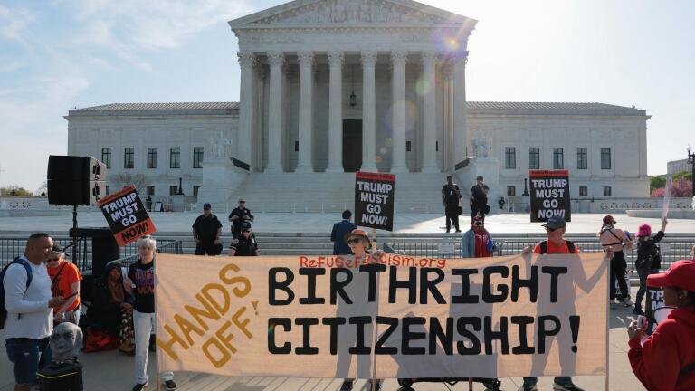 Supreme Court hears birthright citizenship case