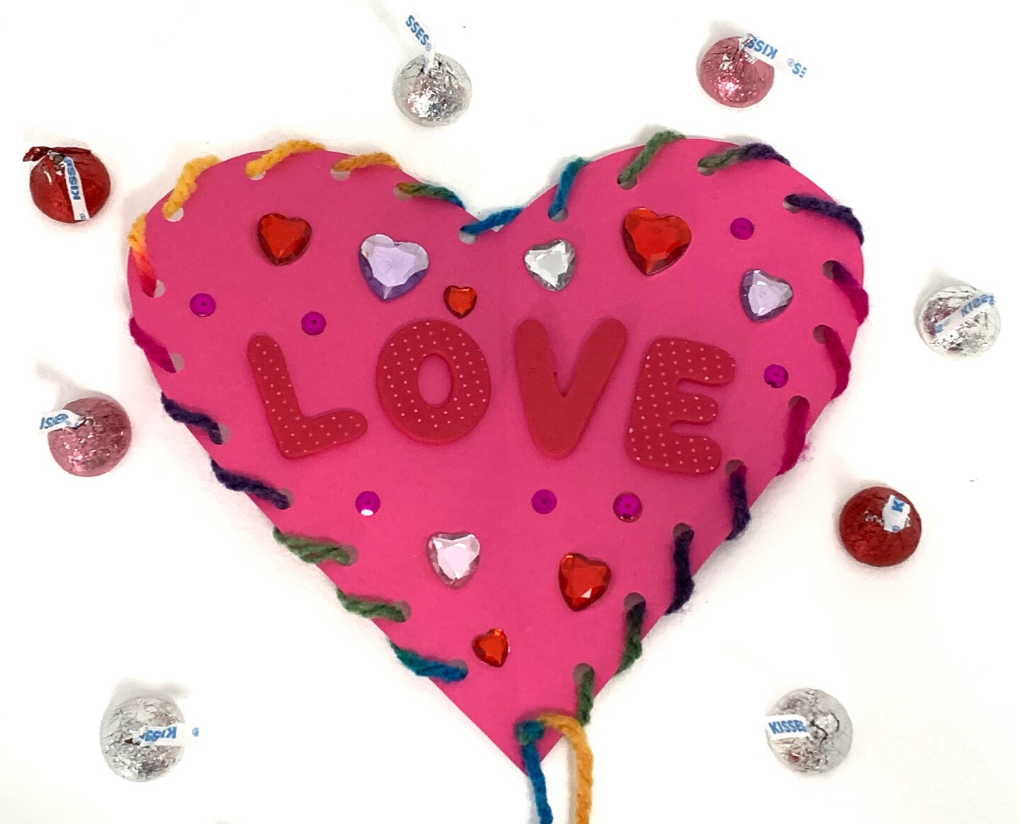 A finished valentine.