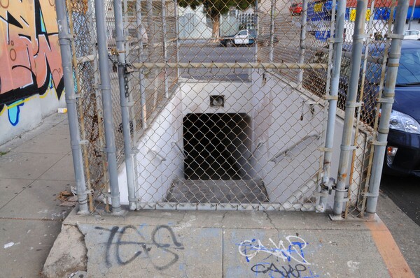The future home of the underground art gallery.