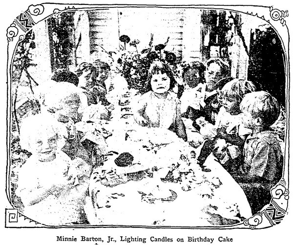 Always fundraising: 'Just look at little Minnie.' Mrs Barton asked a reporter. 'Don't you think she was a splendid investment? | L.A. Times, July 16, 1927'