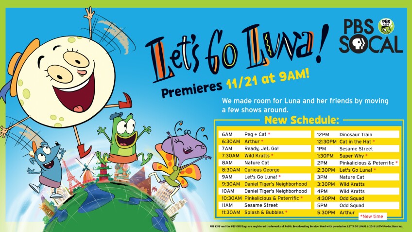 Let's Go Luna! premiere