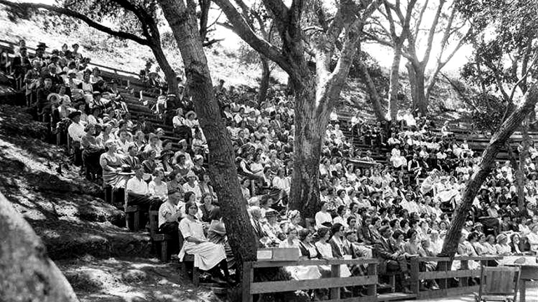 Under the oaks