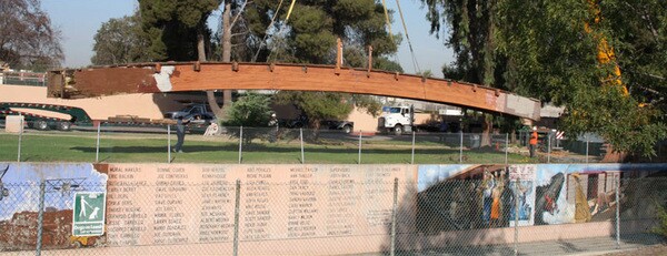 The old bridge was removed due to damage and deterioration | Image: wHY Architecture/SPARC