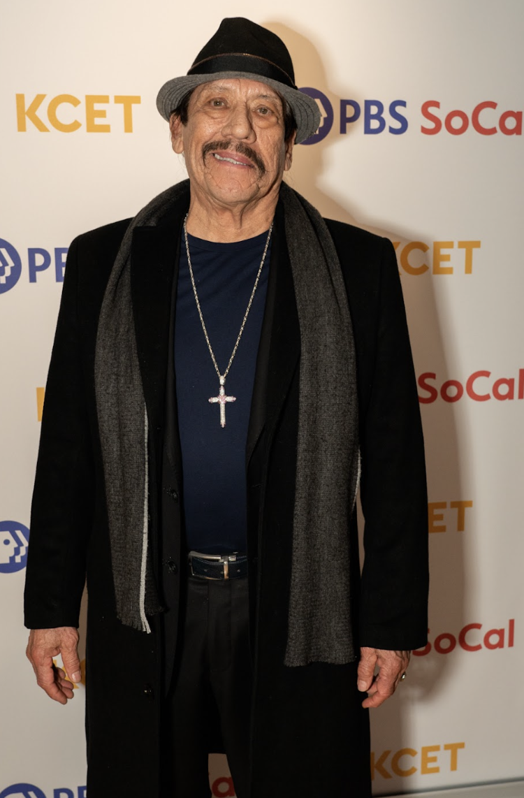 Actor Danny Trejo at LA Plaza de Cultura Y Artes on March 14, 2023. Photo courtesy of PBS SoCal and KCET.