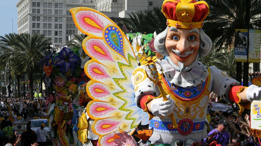 Laura Flanders - New Orleans - parade