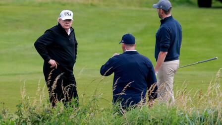 News Wrap: Trump’s visit to Scotland sparks protests