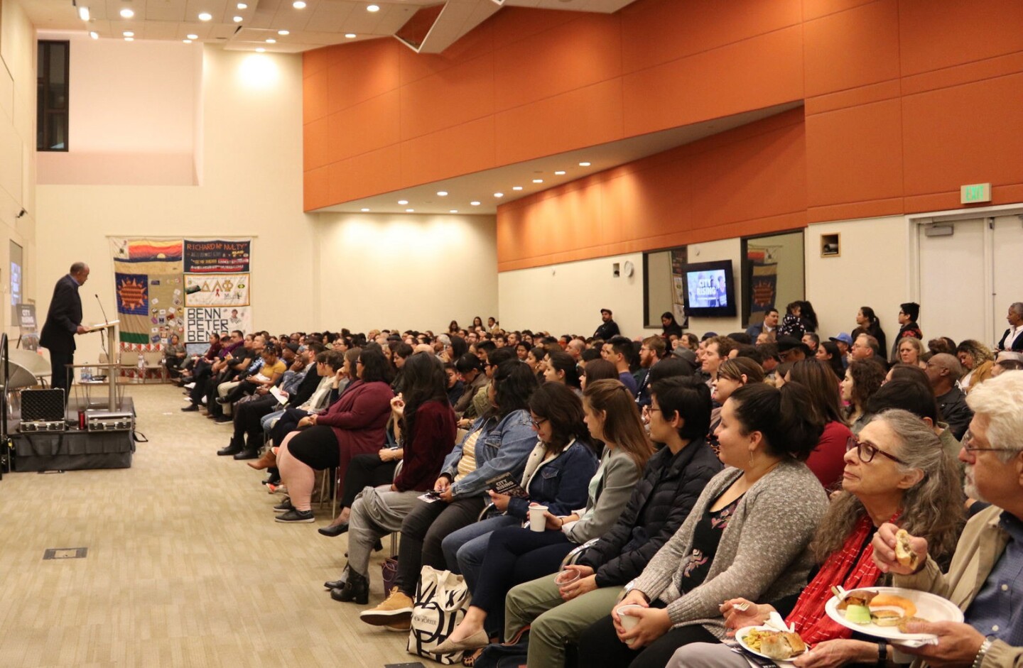 Opening remarks take place