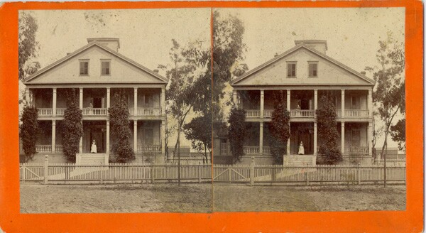 Stereograph of the Banning House, taken by Joseph Banning, ca. 1880 | Photo: Property of Friends of Banning Museum